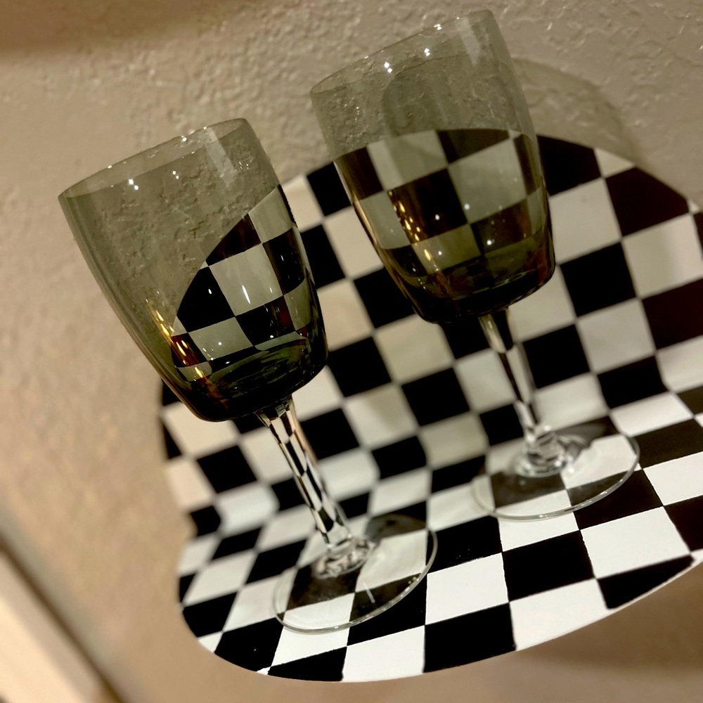 vintage colored glasses